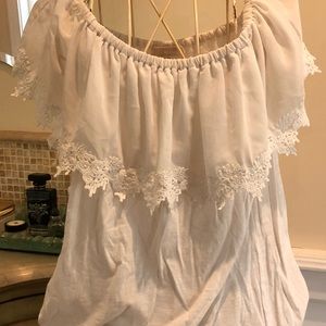 Adorable MICHAEL KORS White Lace top